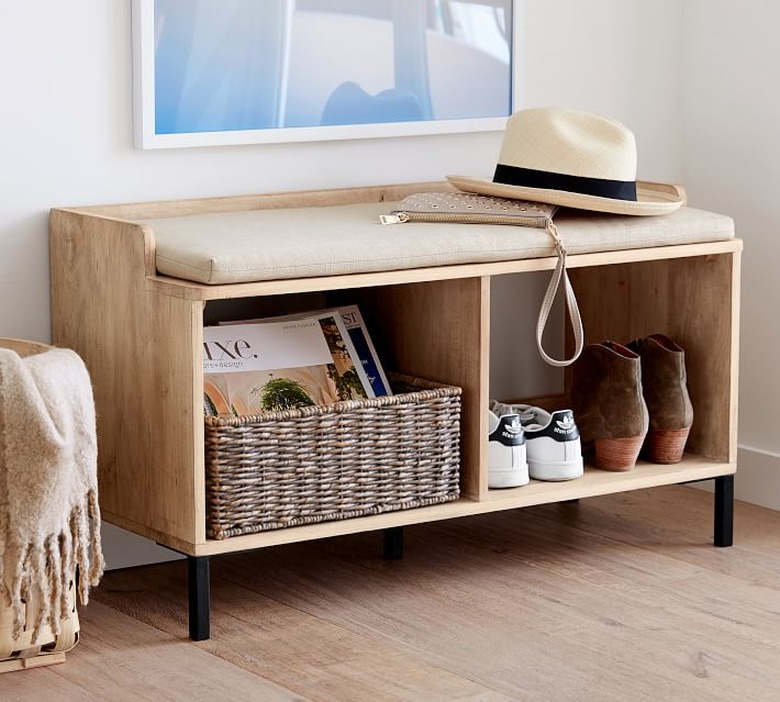 storage bench for entryway