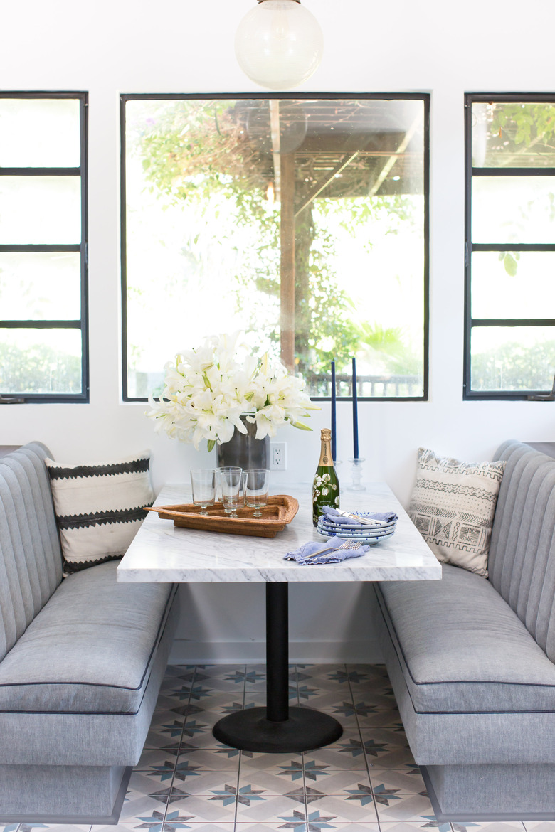 Jamie Chung's kitchen by Decorist. Photo credit Jana Williams