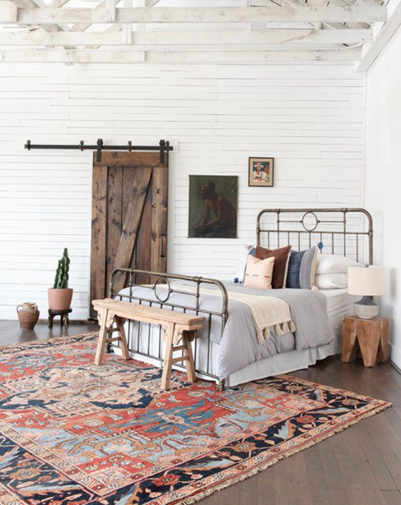 desert themed bedroom with farmhouse and desert themed bedroom