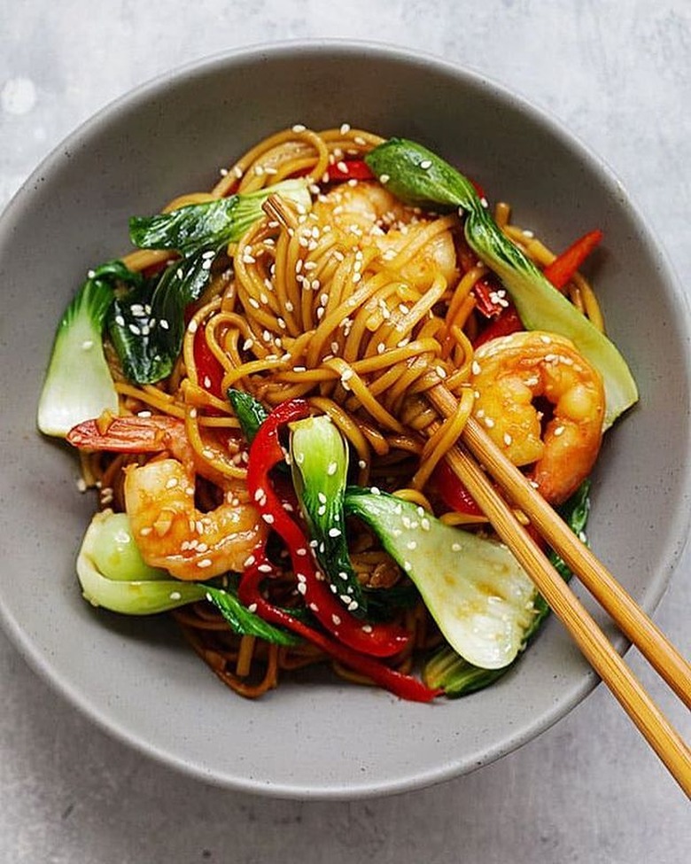 Rasa Malaysia Shrimp Lo Mein