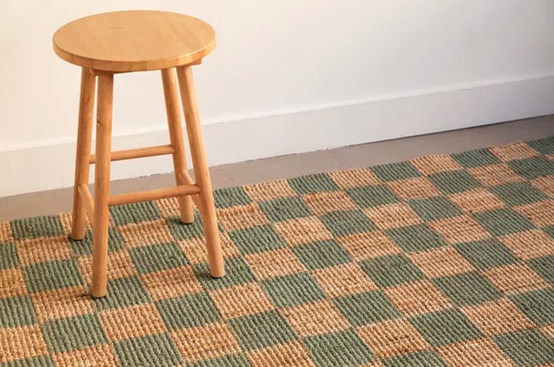 IKEA Hack: Checkerboard Jute Rug