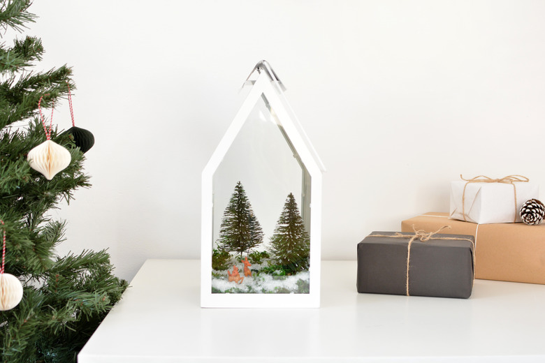 DIY Christmas Terrarium