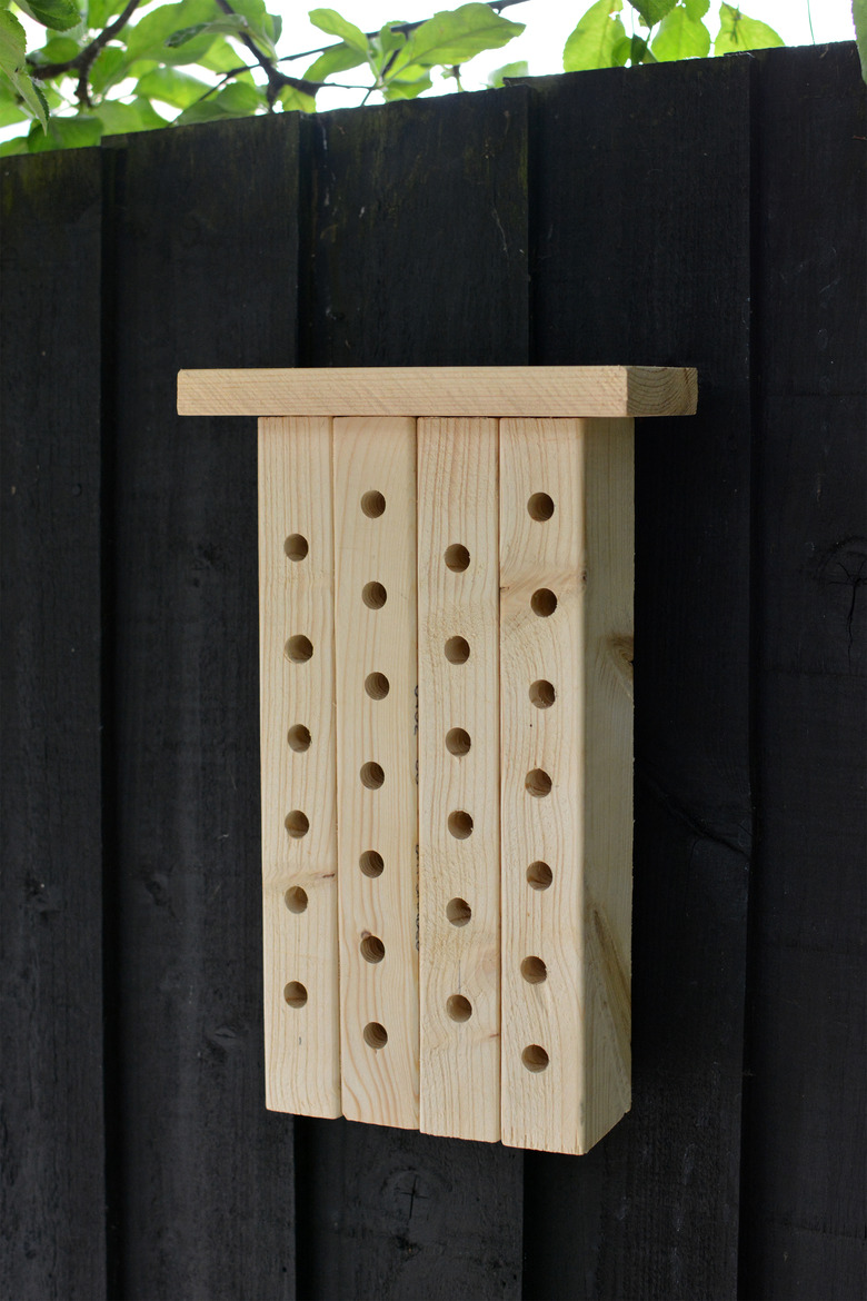 Modern Wood Bee House