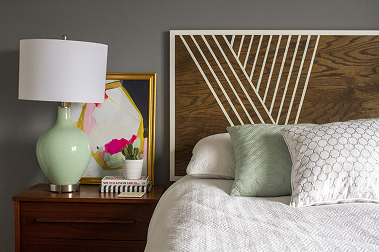 How to Make a Mod Painted Wood Headboard