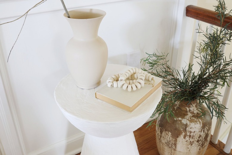 Diy Chic Plaster Side Table Tutorial Video Hunker