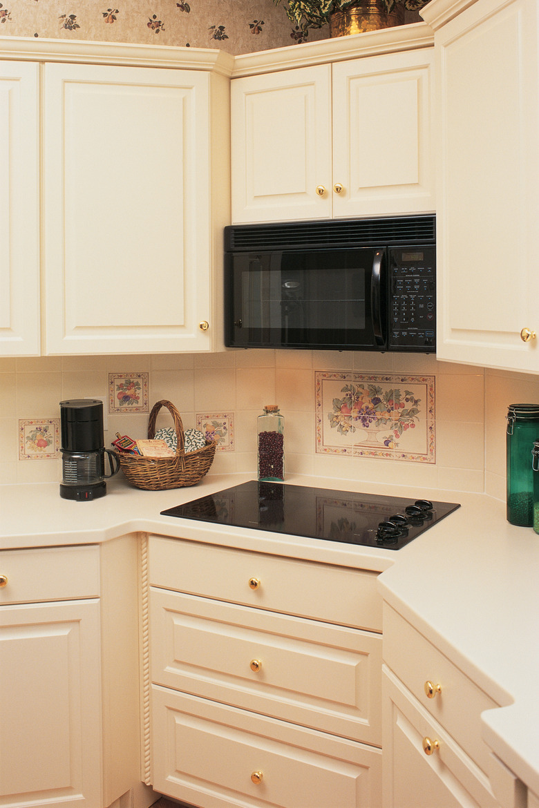 Stove in kitchen