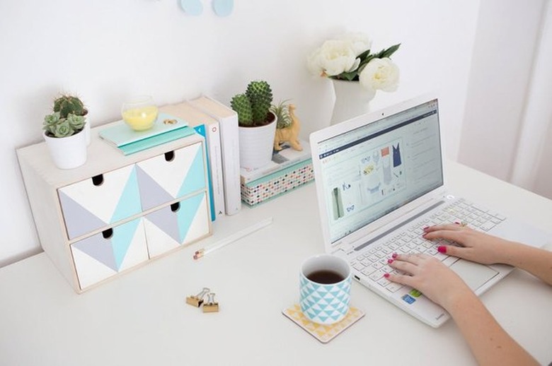 Turn IKEA decor into a colorful desk organizer