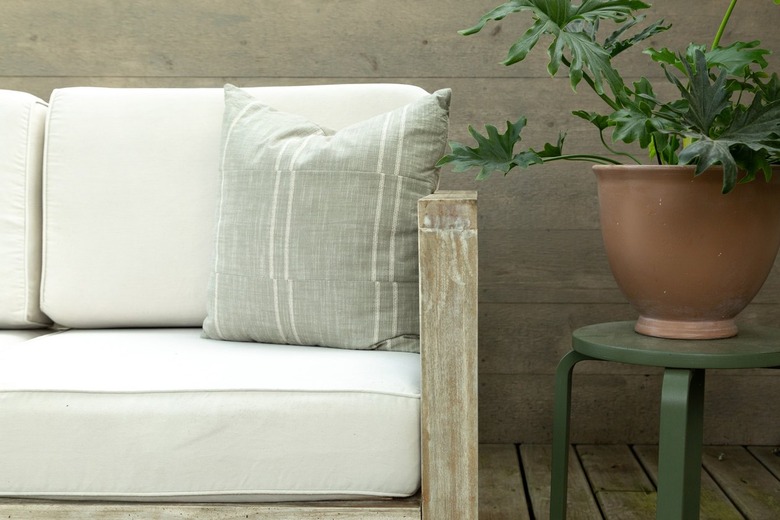 how to make indoor pillows outdoor safe