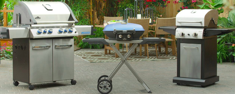 Selection of barbecue units.