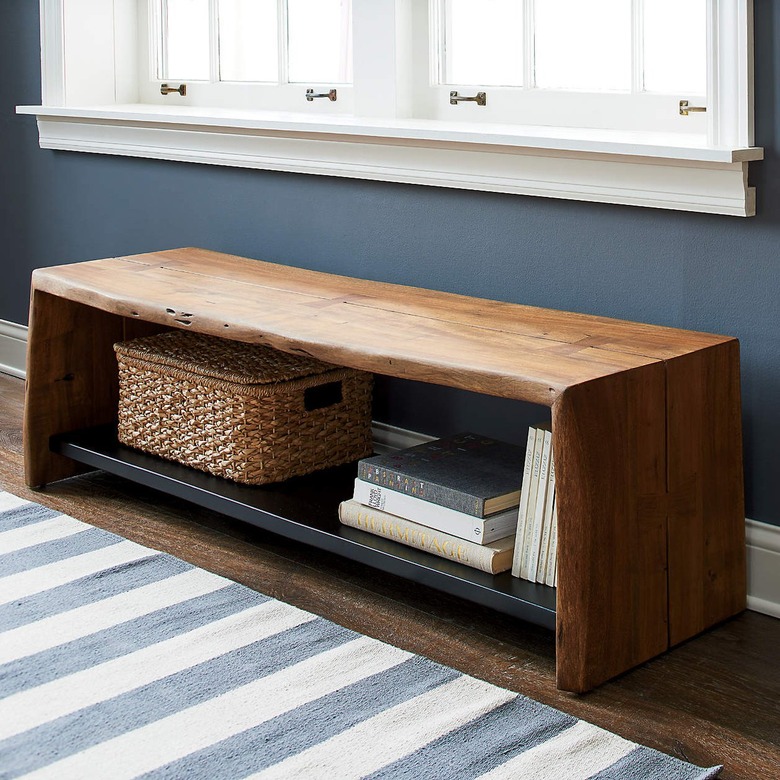 Crate & Barrel Yukon Natural Entryway Bench, $799