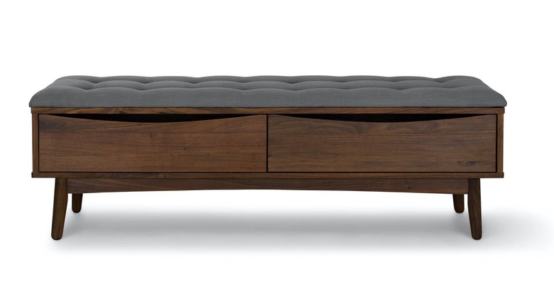 Article Culla Walnut Bench, $799