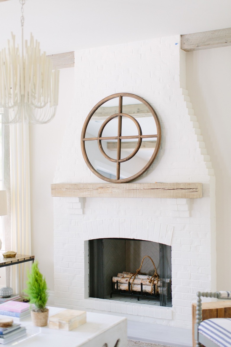 farmhouse fireplace