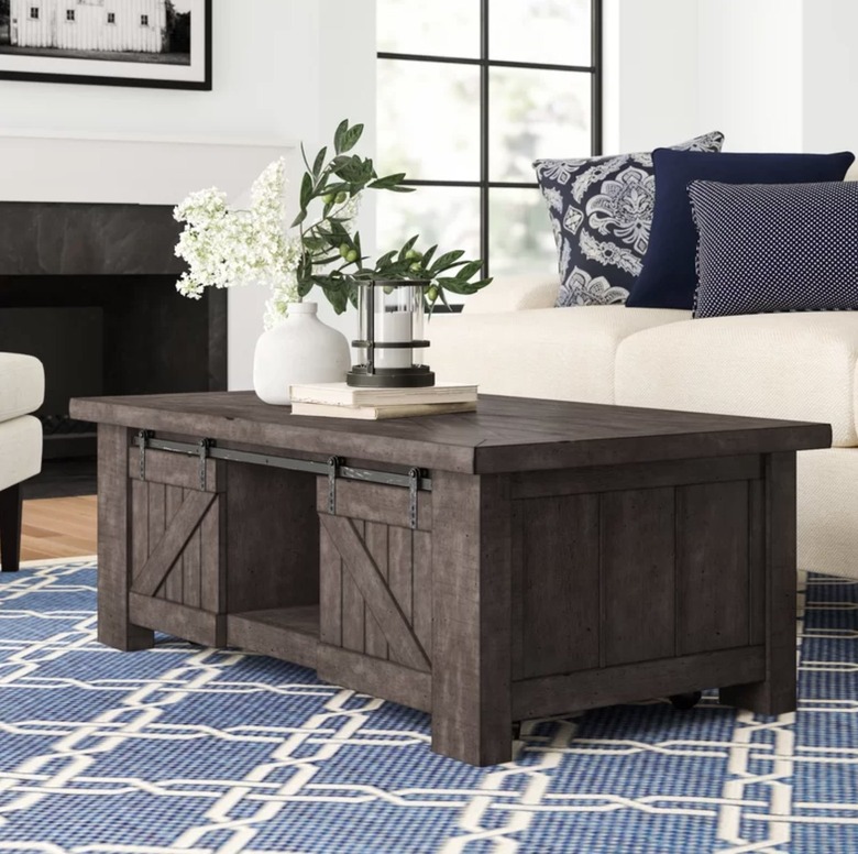 Sherree Solid Wood Storage Lift-Top Coffee Table, $660