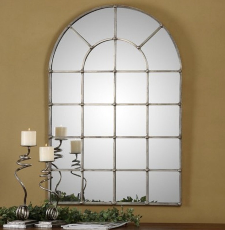 Nassau Wall Mirror, Silver, $595