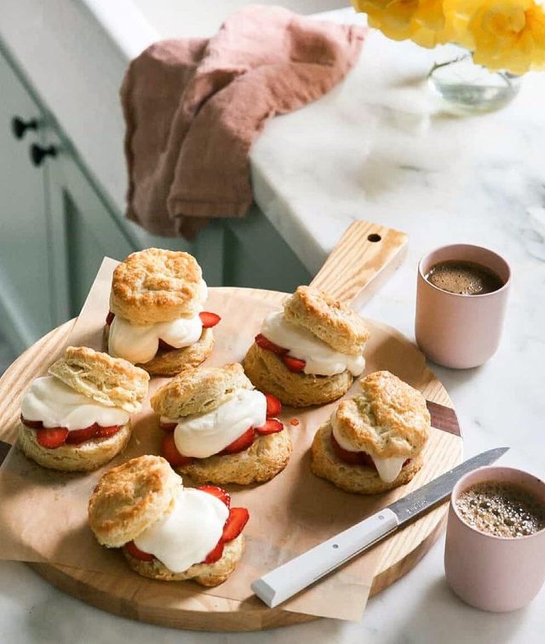 A Cozy Kitchen Strawberry Shortcake Biscuits