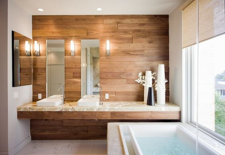 onyx countertop in bathroom