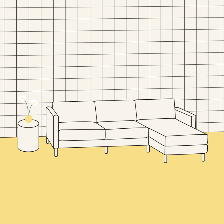 sectional sofa illustration