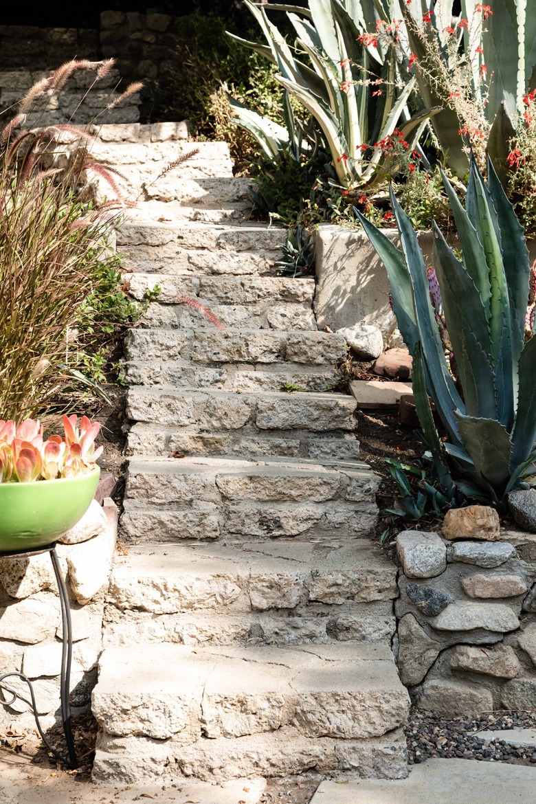 flagstone stairs