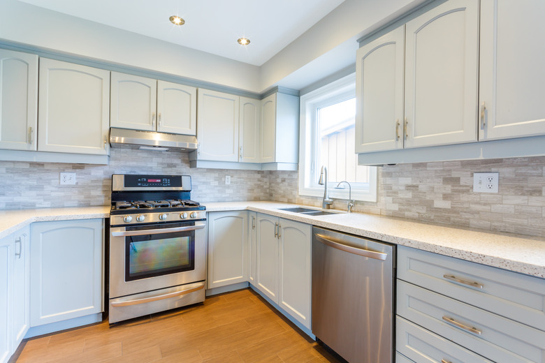 Kitchen interior in new luxury home