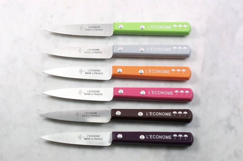 L'Econome Paring Knife Bright Colors, $9.59