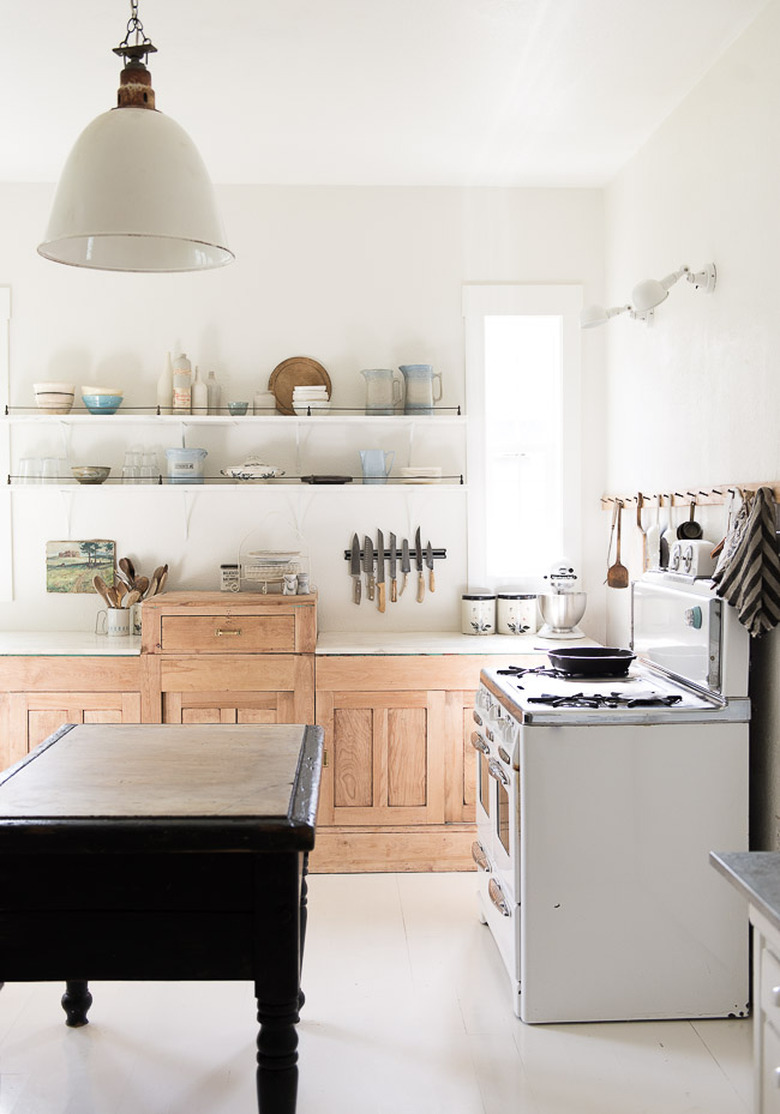 Vintage budget kitchen lighting