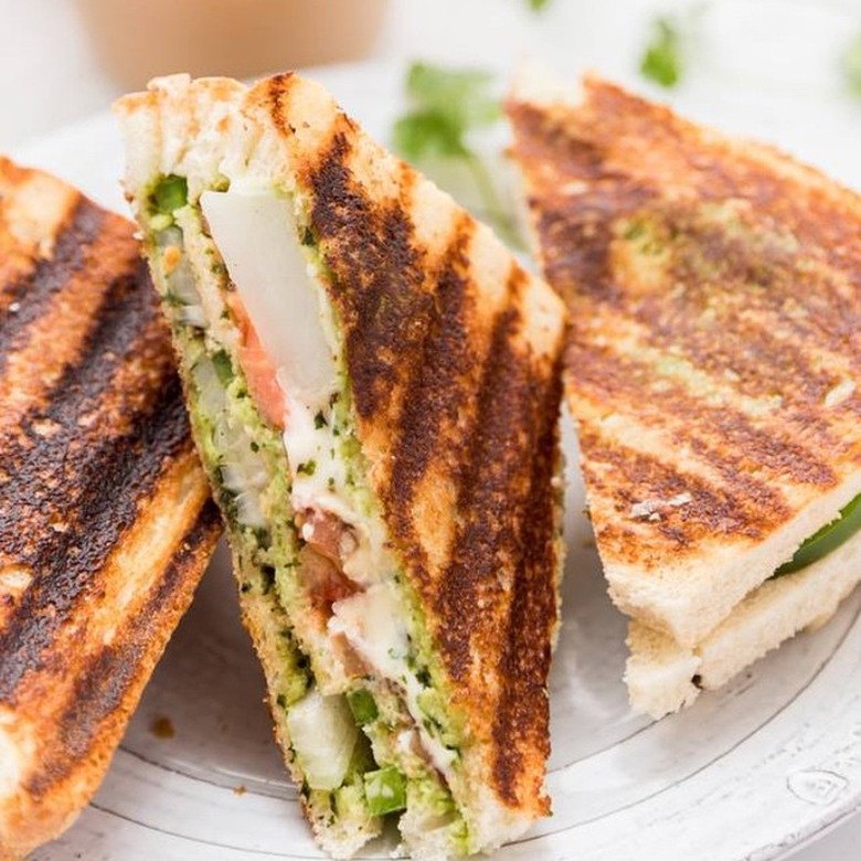 Cook With Manali Bombay Veggie Grilled Cheese Sandwich