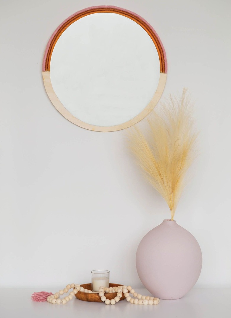 diy boho mirror