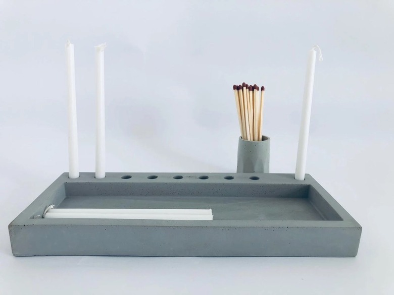 menorah with storage