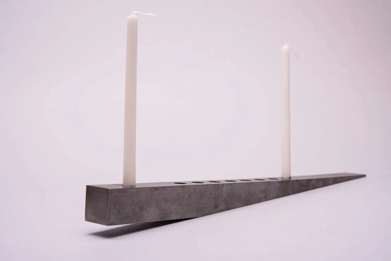 metal menorah