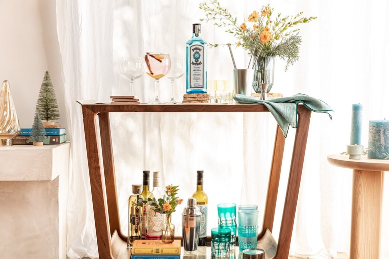 lavish bar cart