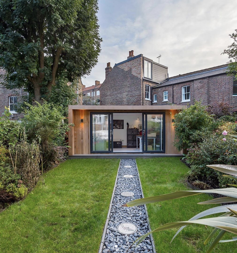 Home Office Shed in Garden in London