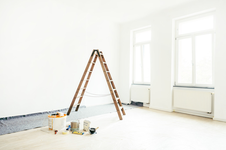 Empty apartment ready for renovation