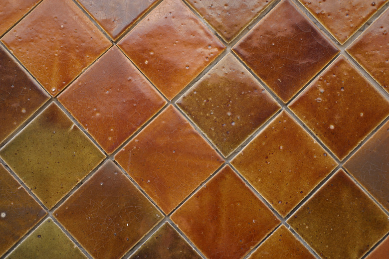 Background of ceramic tiles