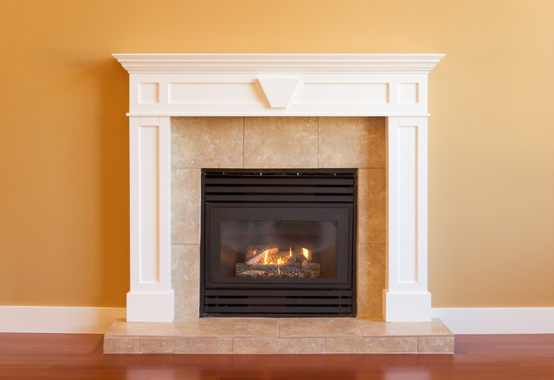 Elegant Gas Fireplace