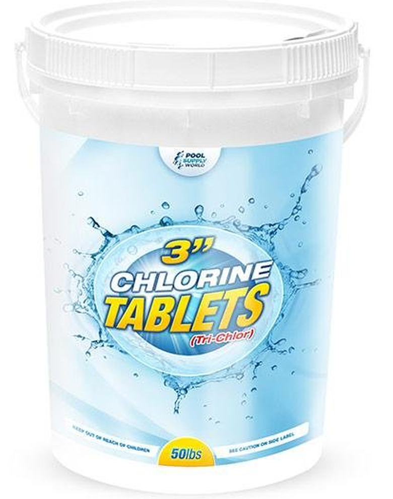 3-inch chlorine tablets.