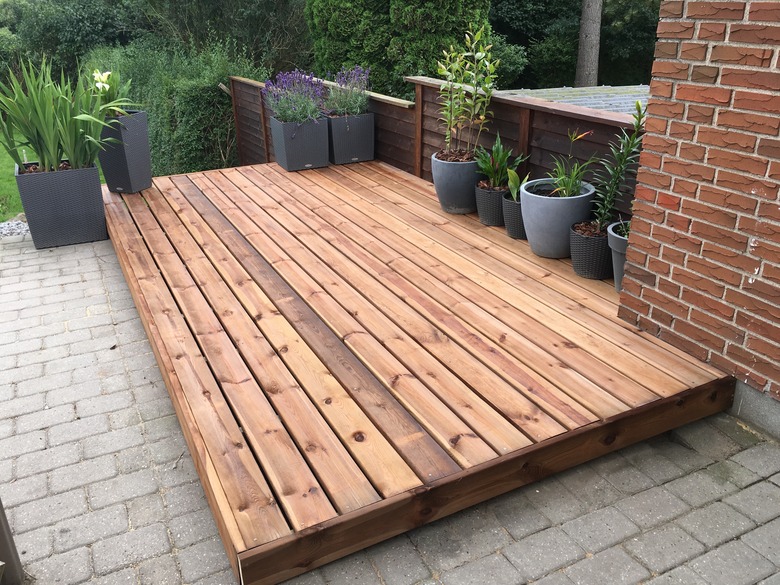 Wooden deck