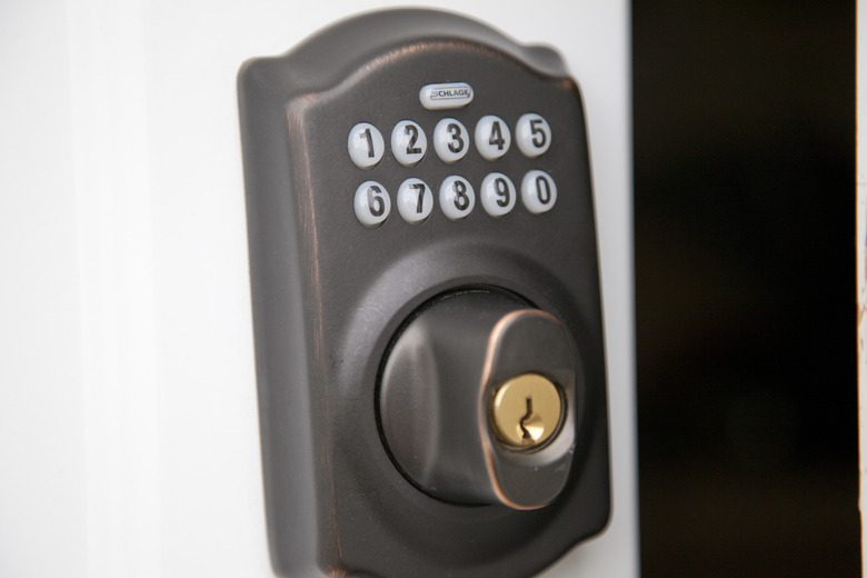 Schlage keyless lockset.