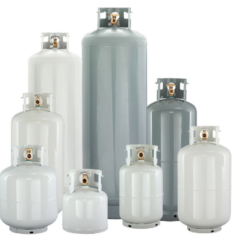 Selection of propane tanks.