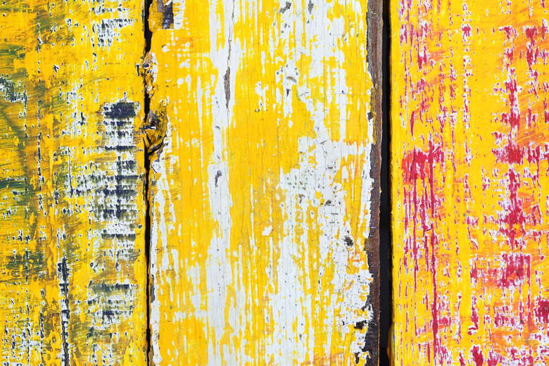 grunge colorful wooden wall background