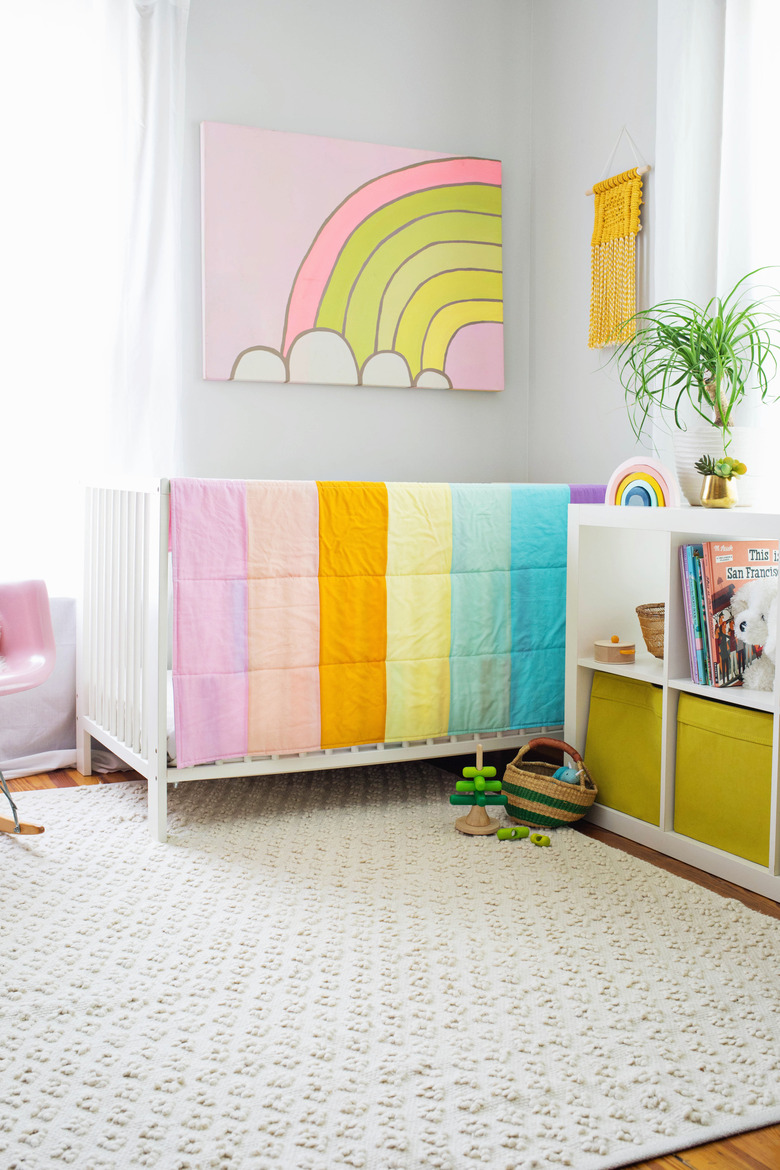 pastel rainbow nursery