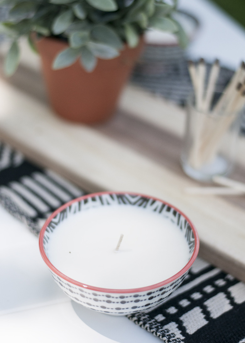 DIY citronella candle