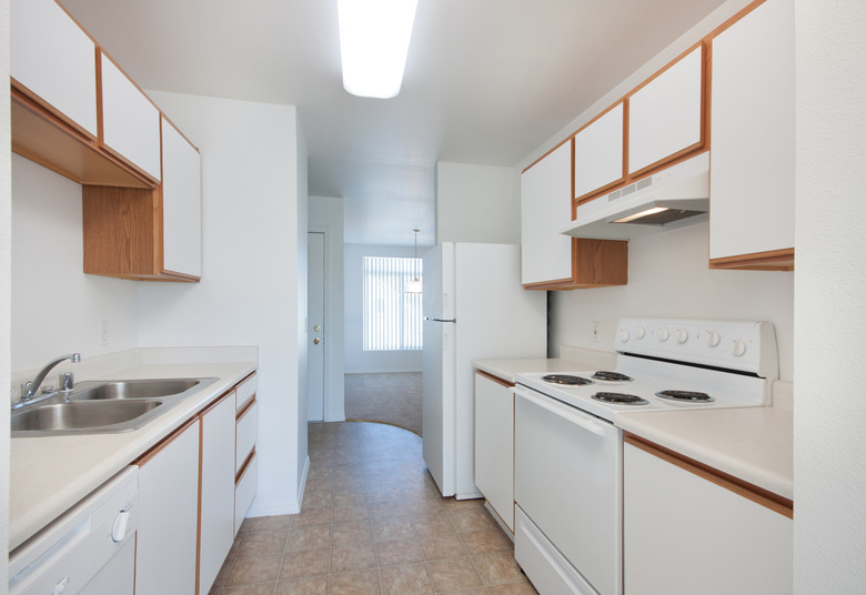 Empty old kitchen