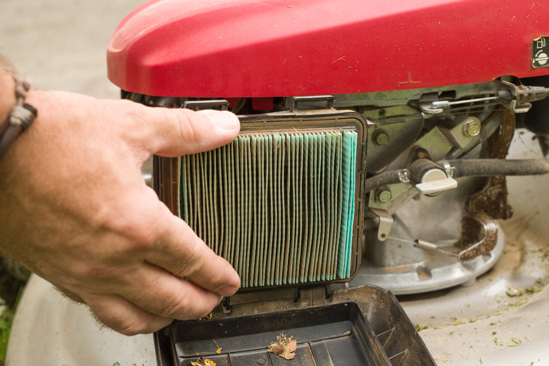 Fix flooded lawn mower sale