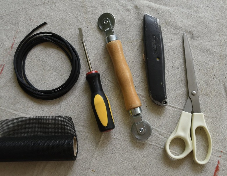 screen door repair tools