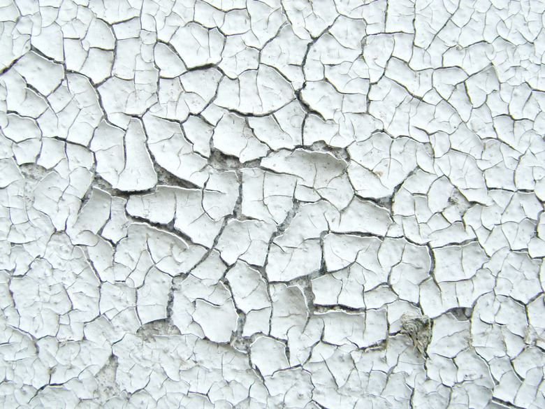 Aged cracked peeling paint texture background