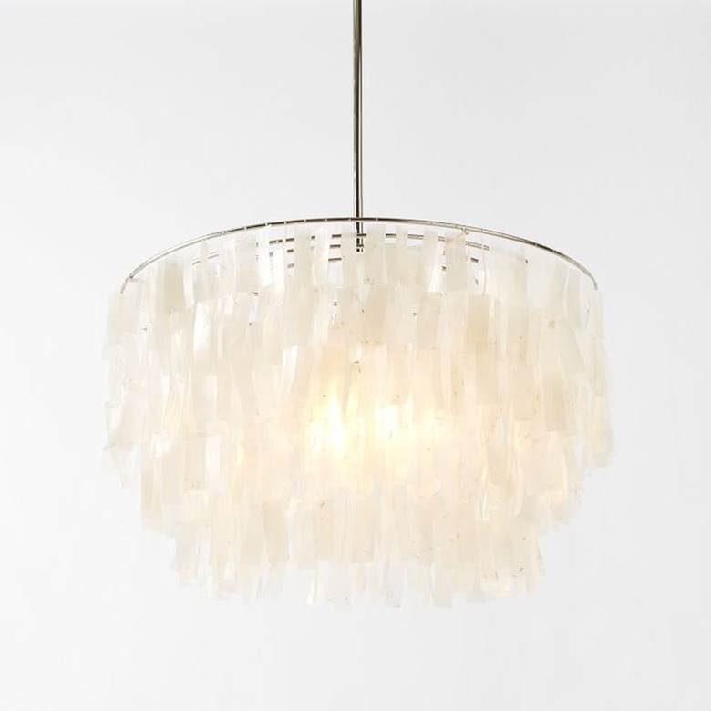 West Elm Capiz Round Chandelier