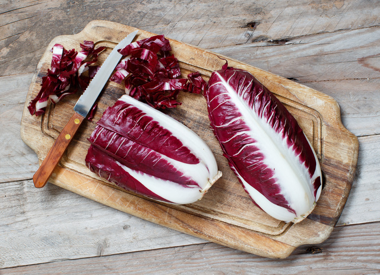 Raw red chicory