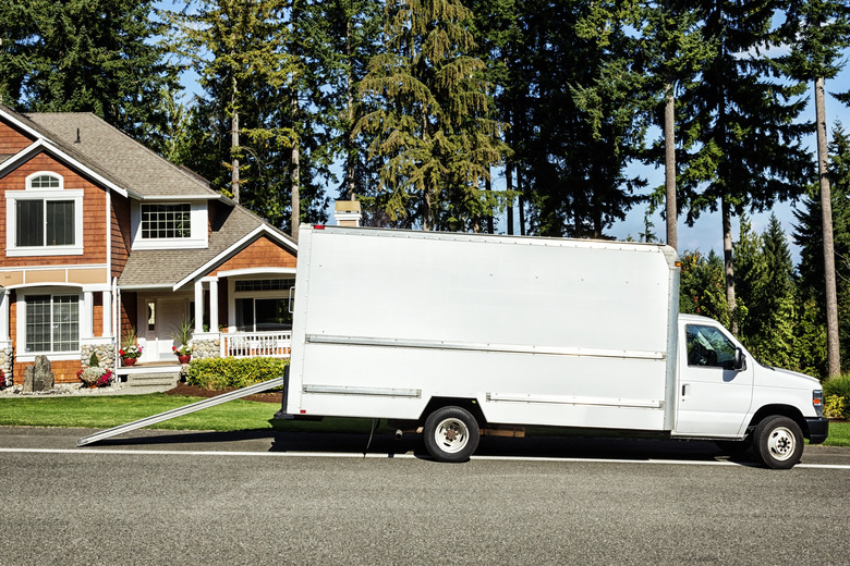 Plain White Moving Truck