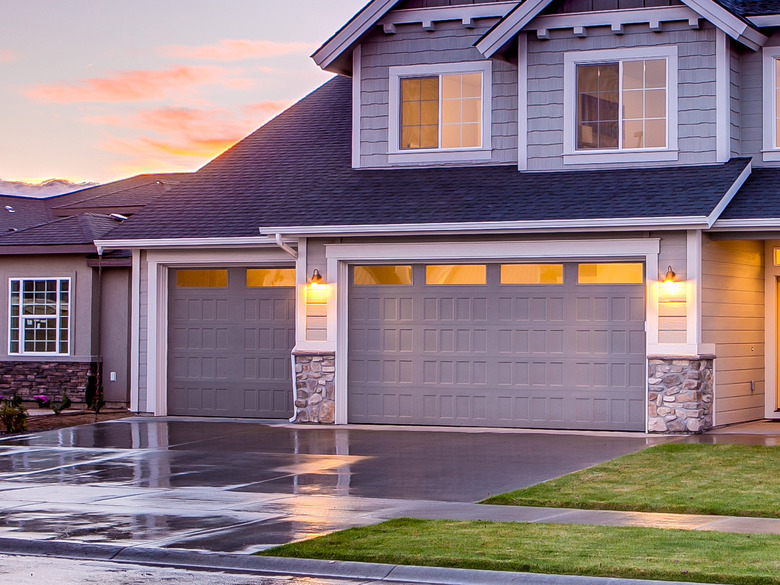 House with attached garage.