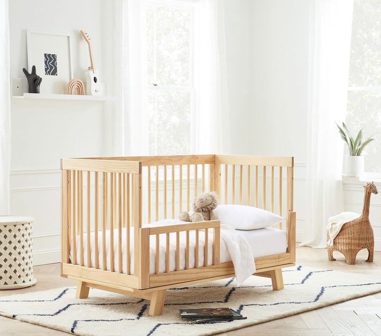 scandinavian crib